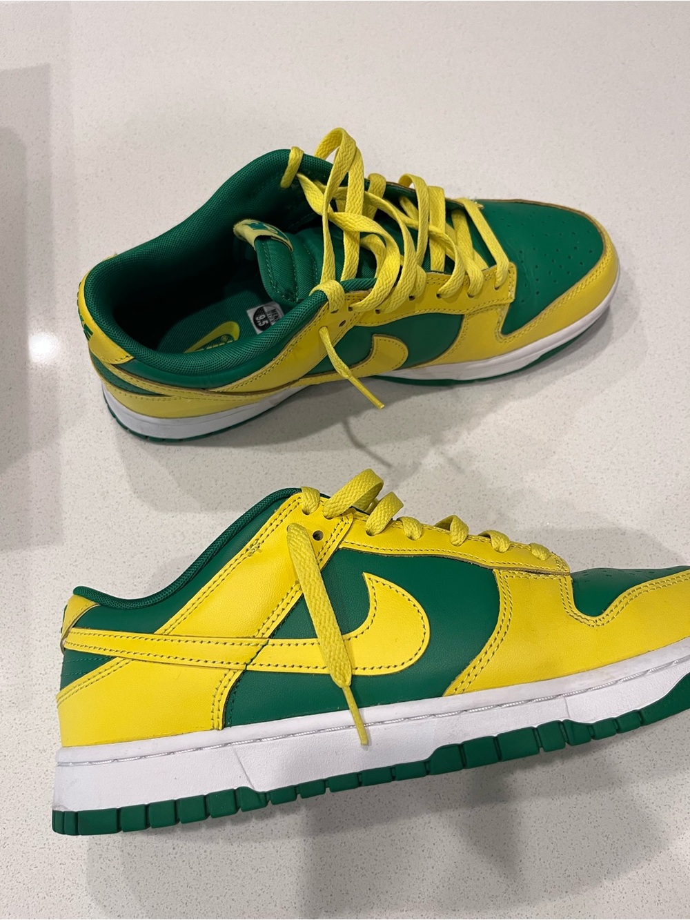 Nike dunk low Green & Yellow Low-Top Sneakers